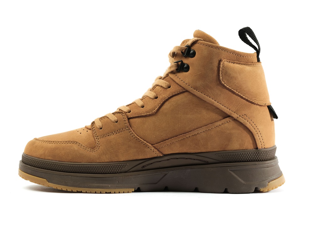 Botas De Invierno Palladium PALLASIDER HI NUBUCK Hombre Apple Cinnamon | Costa Rica-71609